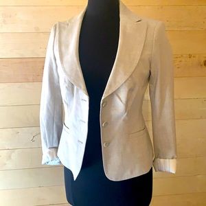 The Limited Size 4 Beige Suit Jacket